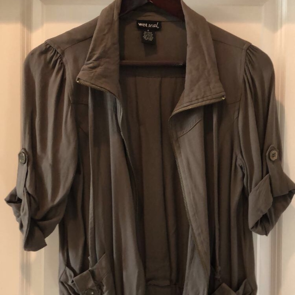 Olive Blazer Sz Sm